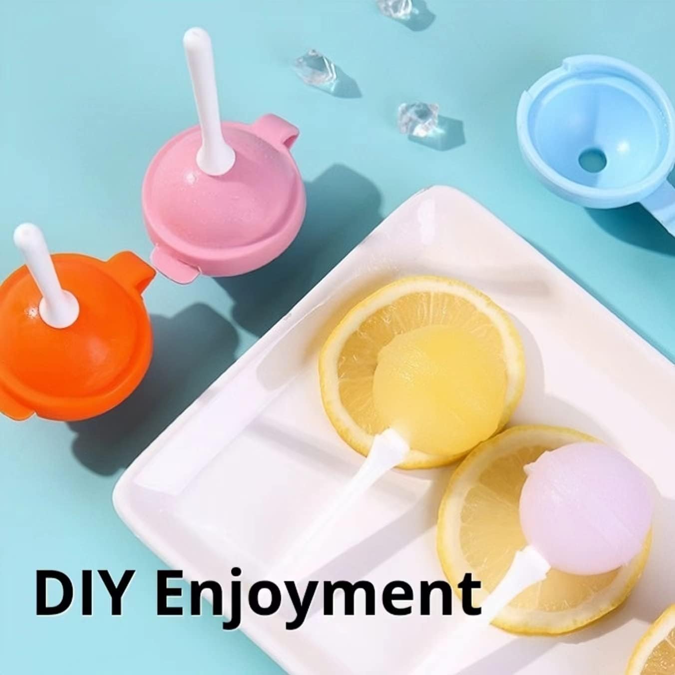 Lollipop Ice Cube Tray Macaron Ice Ball Maker ( 1 Pcs )